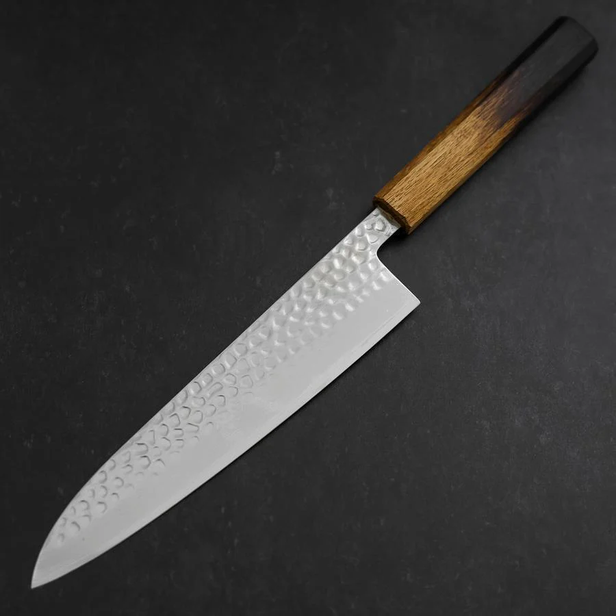 Gyuto VG-10 Tsuchime Damast Yaki Urushi Griff 210mm - Image 2