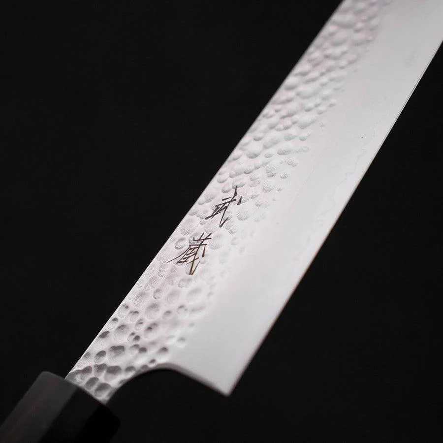 Gyuto VG-10 Tsuchime Ebenholz Griff 210mm - Image 3