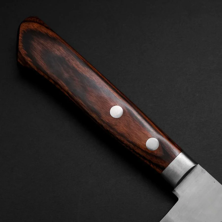 Gyuto VG-10 Tsuchime Runder Mahagoni Griff 180mm - Image 6