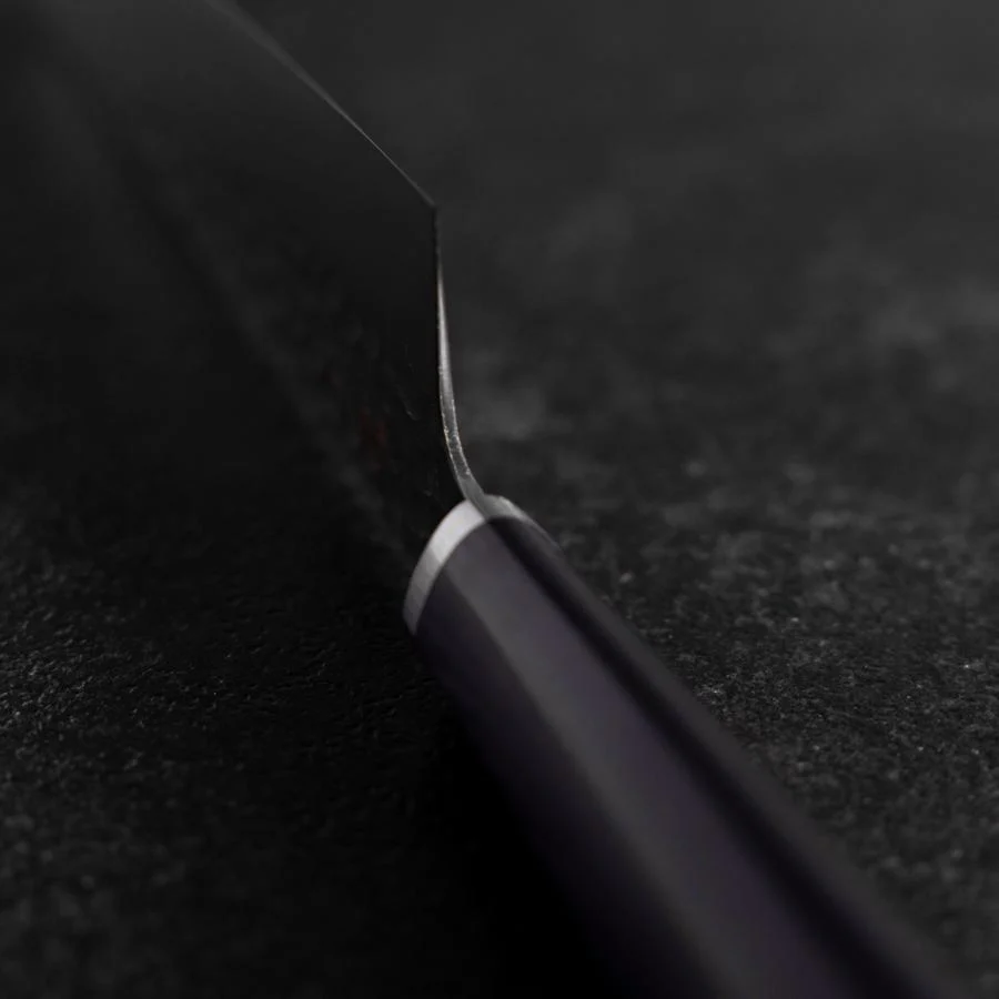 Gyuto VG-10 Tsuchime Runder Lila Griff 200mm - Image 4