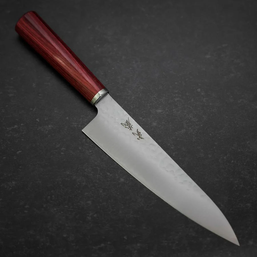 Gyuto VG-10 Tsuchime Roter Westlicher Griff 185mm