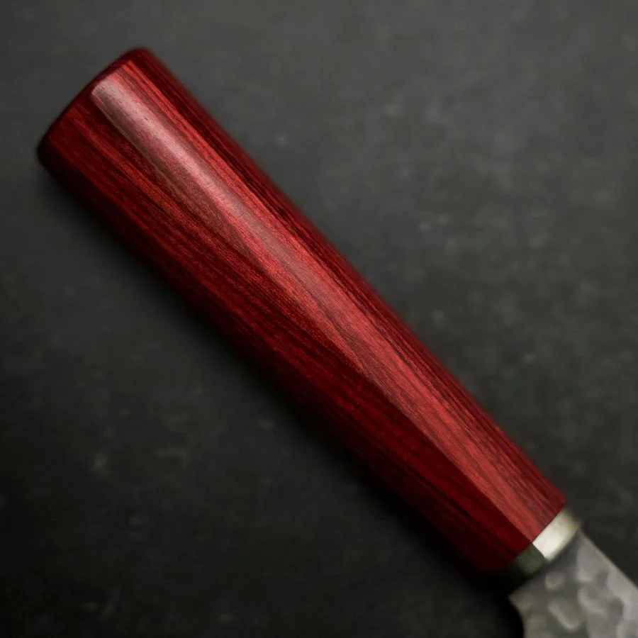 Gyuto VG-10 Tsuchime Roter Westlicher Griff 185mm - Image 6