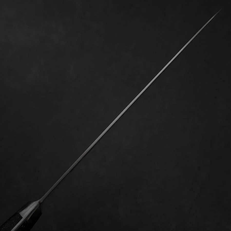 Gyuto VG-5 Tsuchime Schwarzer Marmor Griff 210mm - Image 5