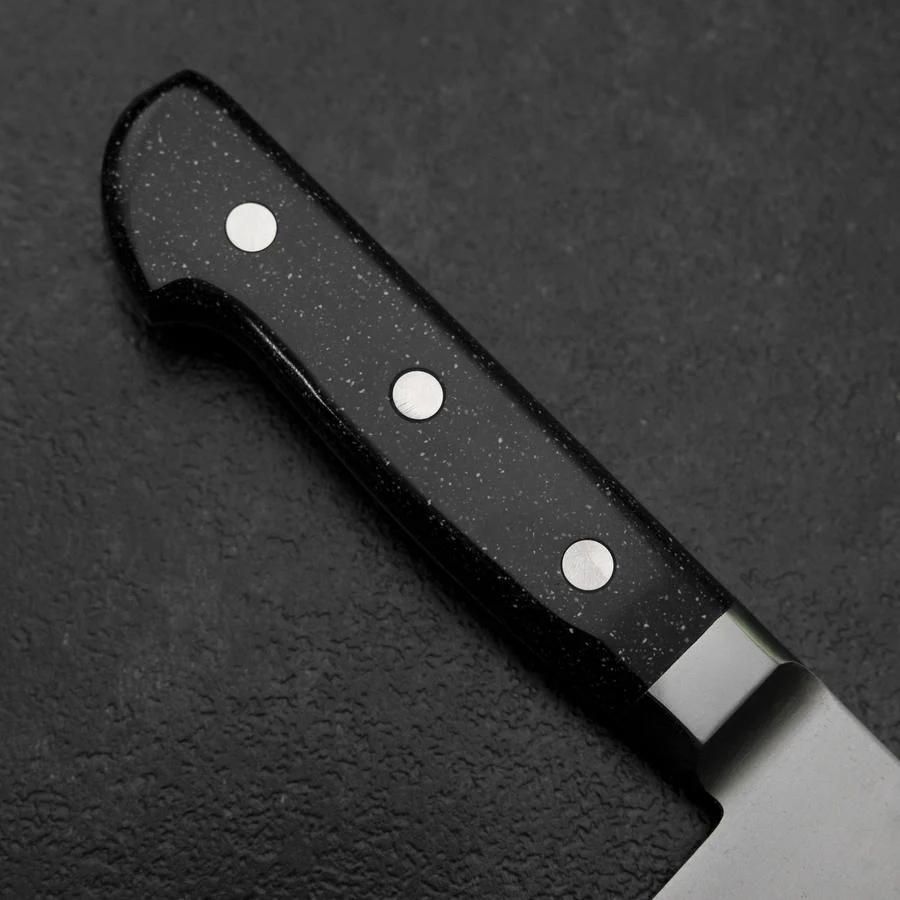 Gyuto VG-5 Tsuchime Schwarzer Marmor Griff 210mm - Image 6