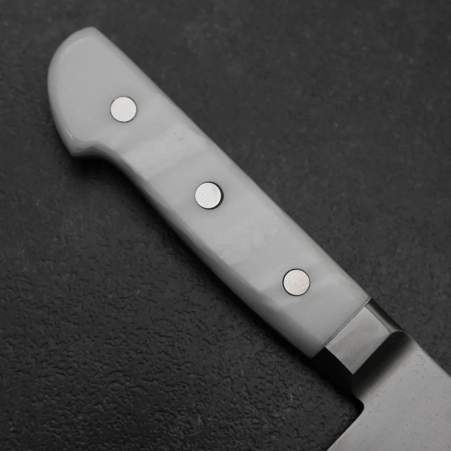 Gyuto VG-5 Tsuchime Weißer Marmor Griff 210mm - Image 6