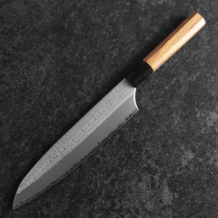 Gyuto VG-5 Tsuchime Büffelhorn und Bubinga Griff 210mm - Image 2
