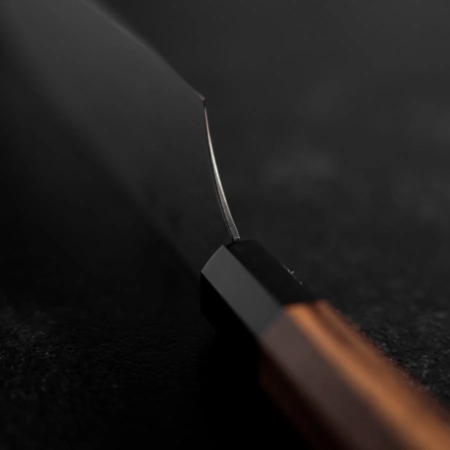 Gyuto VG-5 Tsuchime Büffelhorn und Bubinga Griff 240mm - Image 4