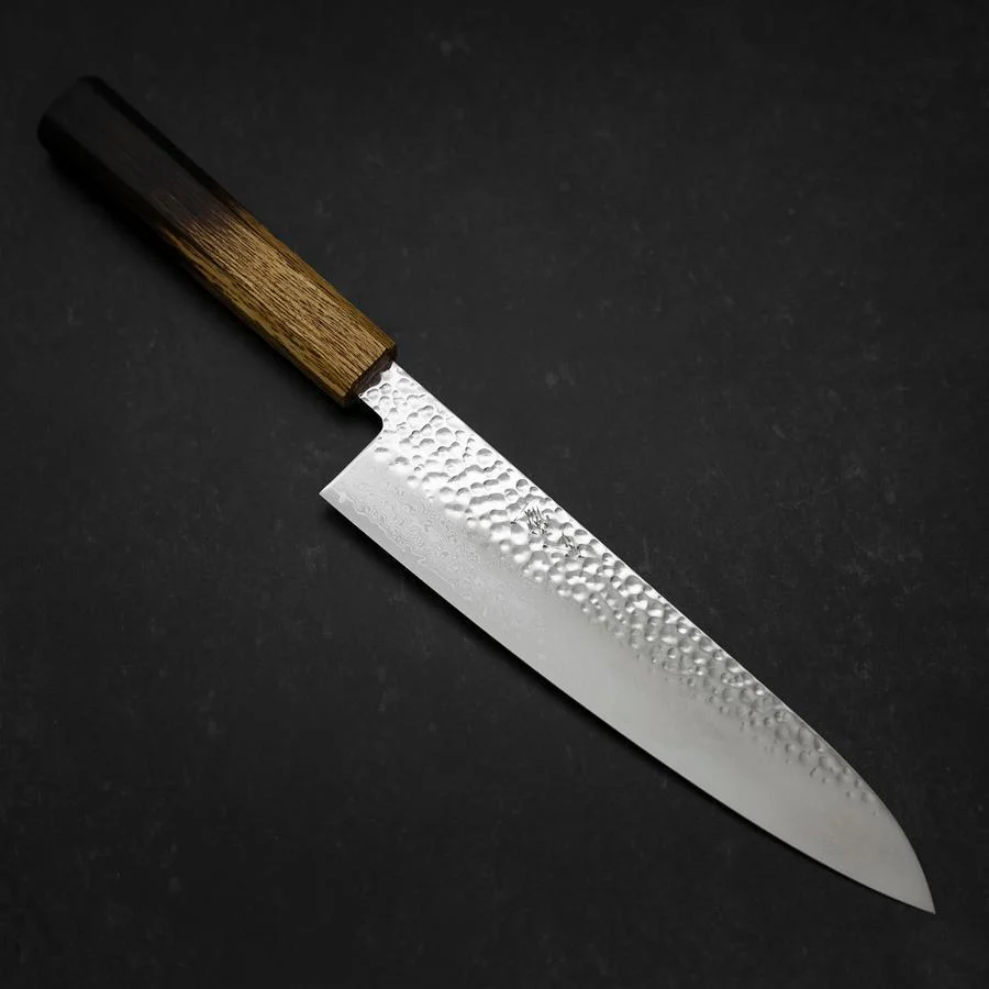 Gyuto VG-10 Tsuchime Damast Yaki Urushi Griff 210mm