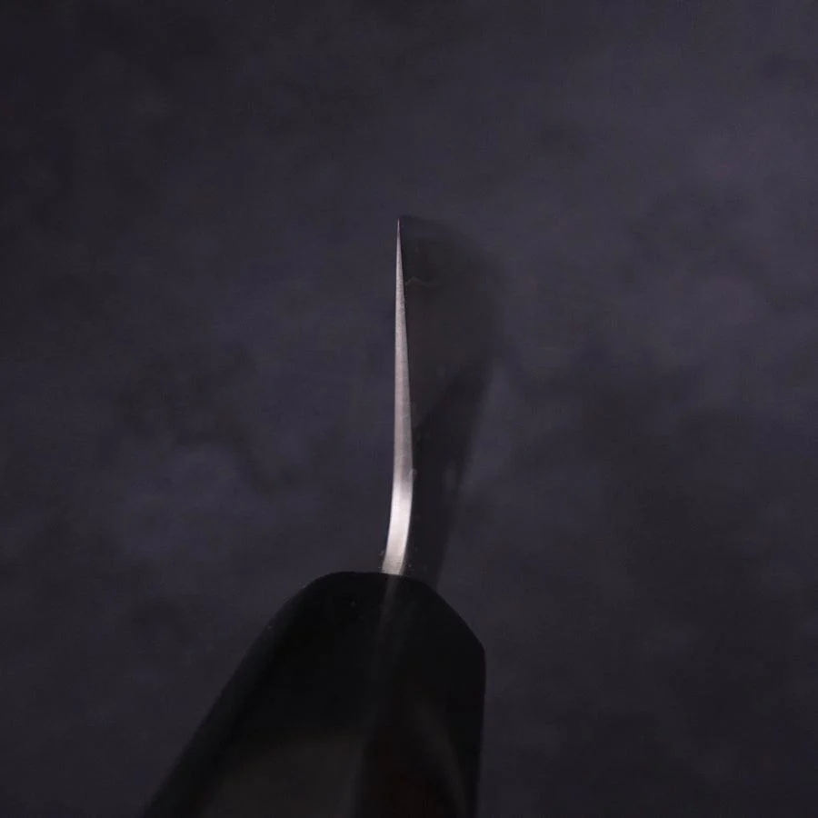 Gyuto White Steel #1 Poliert Büffelhorn und Ebenholz Griff 180mm - Image 3