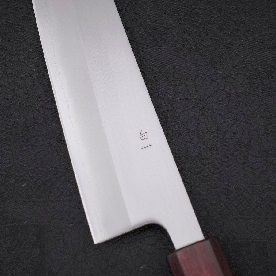 Gyuto White Steel #1 Poliert Lila Urushi Griff 210mm - Image 3