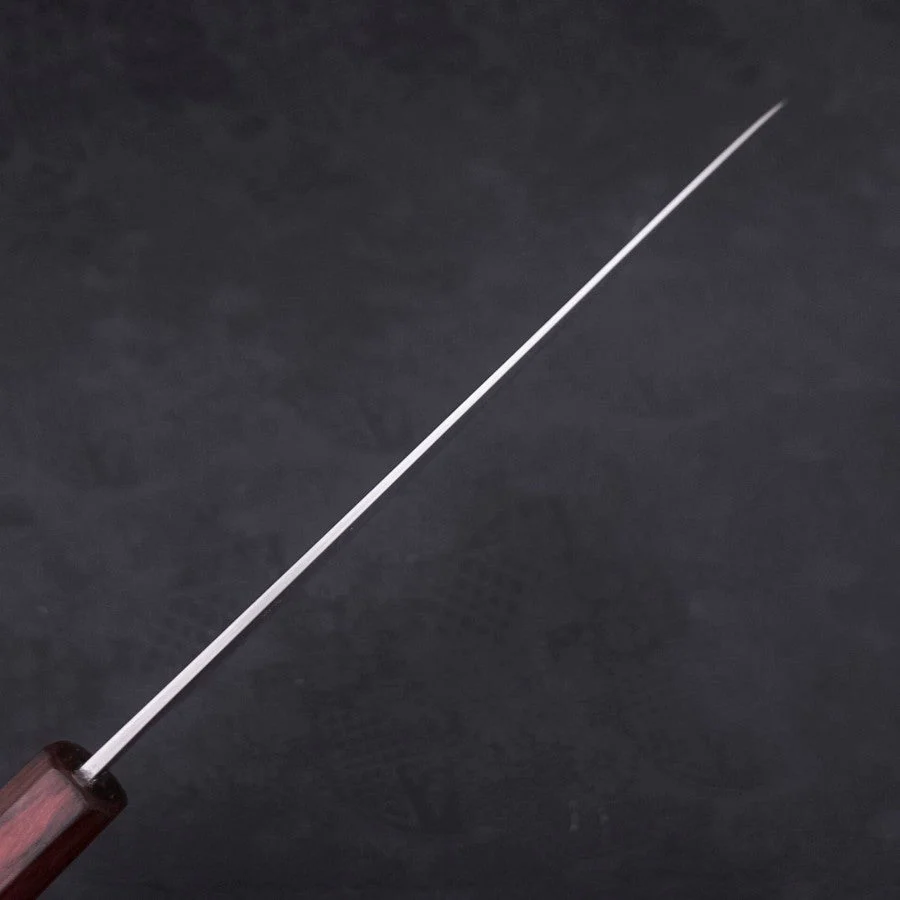 Gyuto White Steel #1 Poliert Lila Urushi Griff 210mm - Image 5