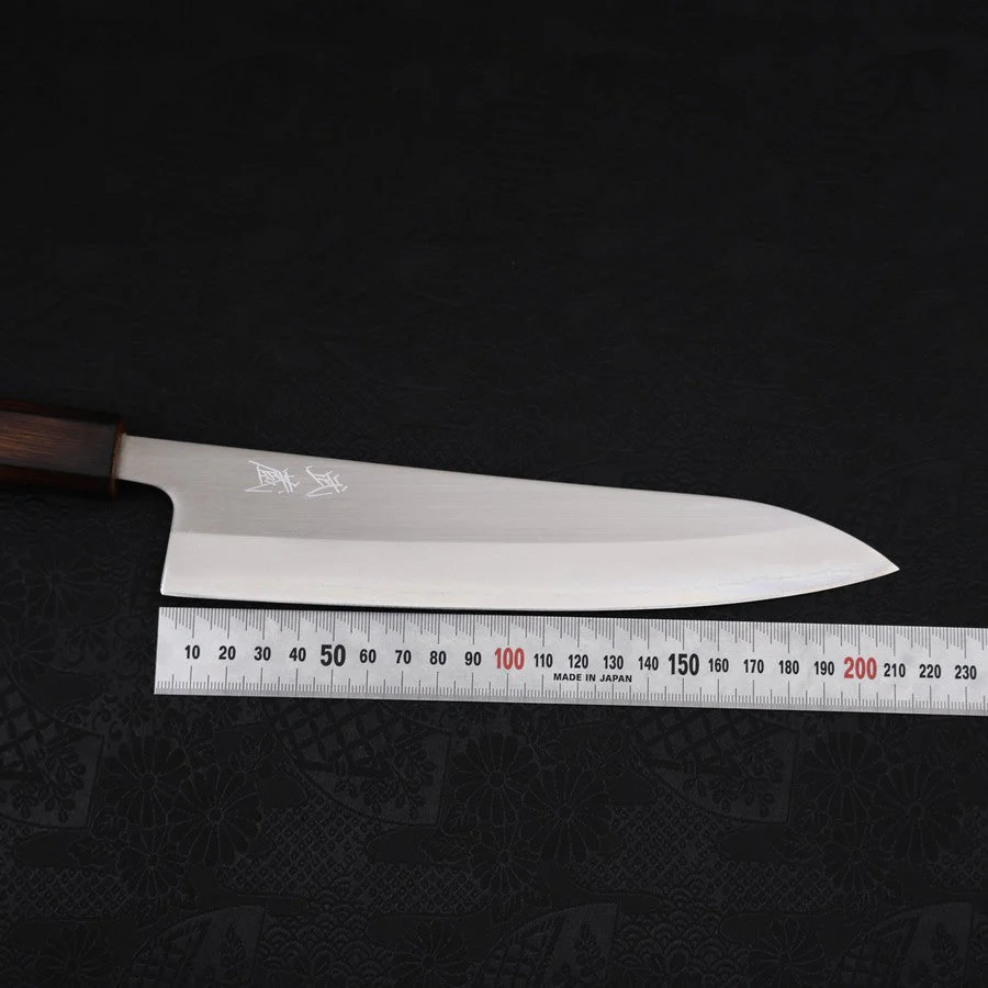 Gyuto White Steel #1 Poliert Sumi Urushi Griff 210mm - Image 7