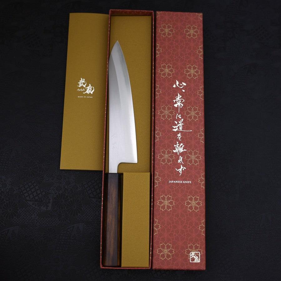 Gyuto White Steel #1 Poliert Sumi Urushi Griff 210mm - Image 8