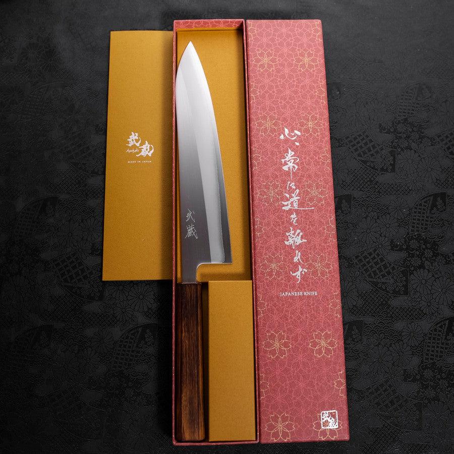 Gyuto White Steel #1 Poliert Sumi Urushi Griff 240mm - Image 8