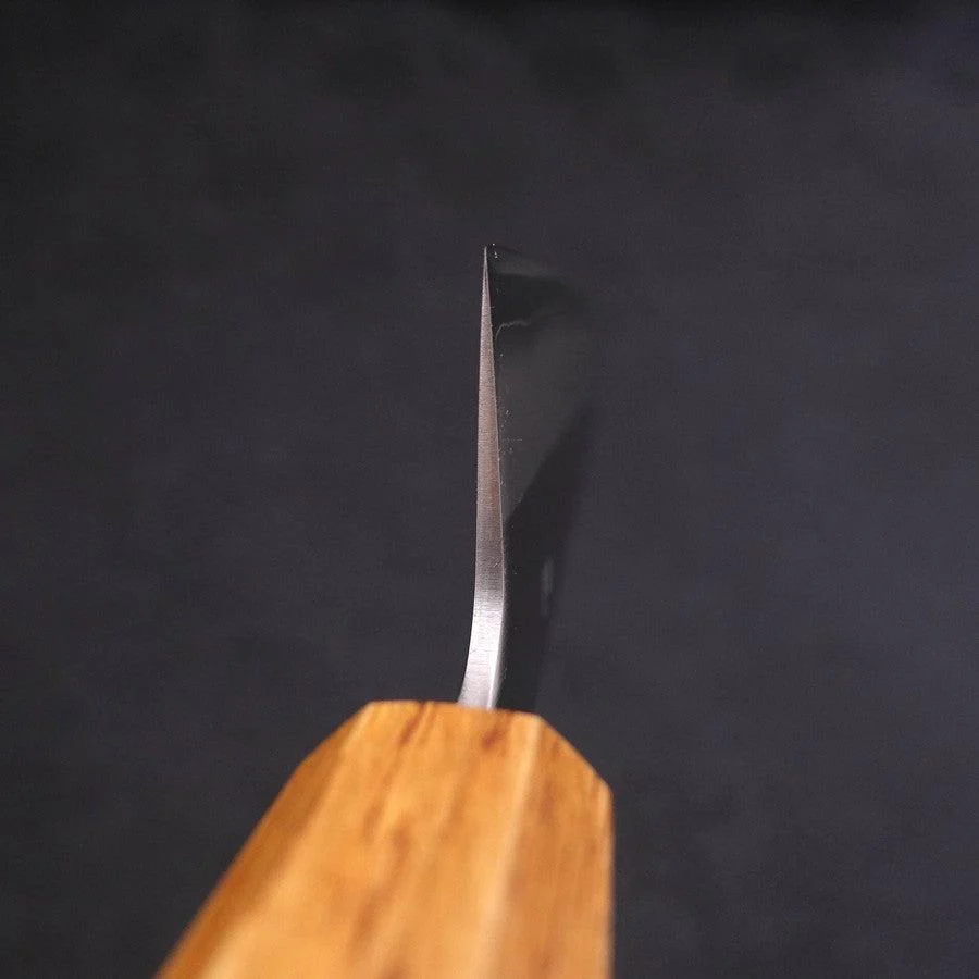 Gyuto White Steel #1 Poliert Yaki Urushi Griff 180mm - Image 4