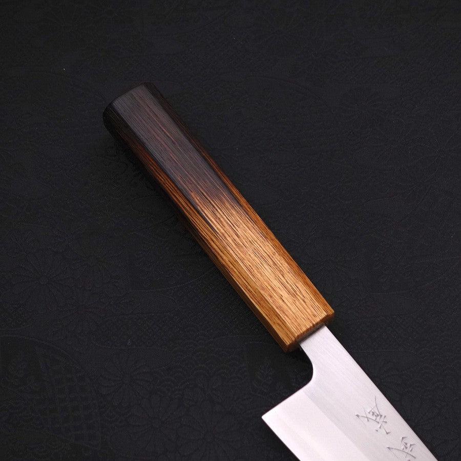 Gyuto White Steel #1 Poliert Yaki Urushi Griff 180mm - Image 6