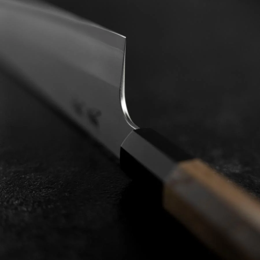 Gyuto Silver Steel #3 Kasumi Büffelhorn und Walnussholz Griff 210mm - Image 4