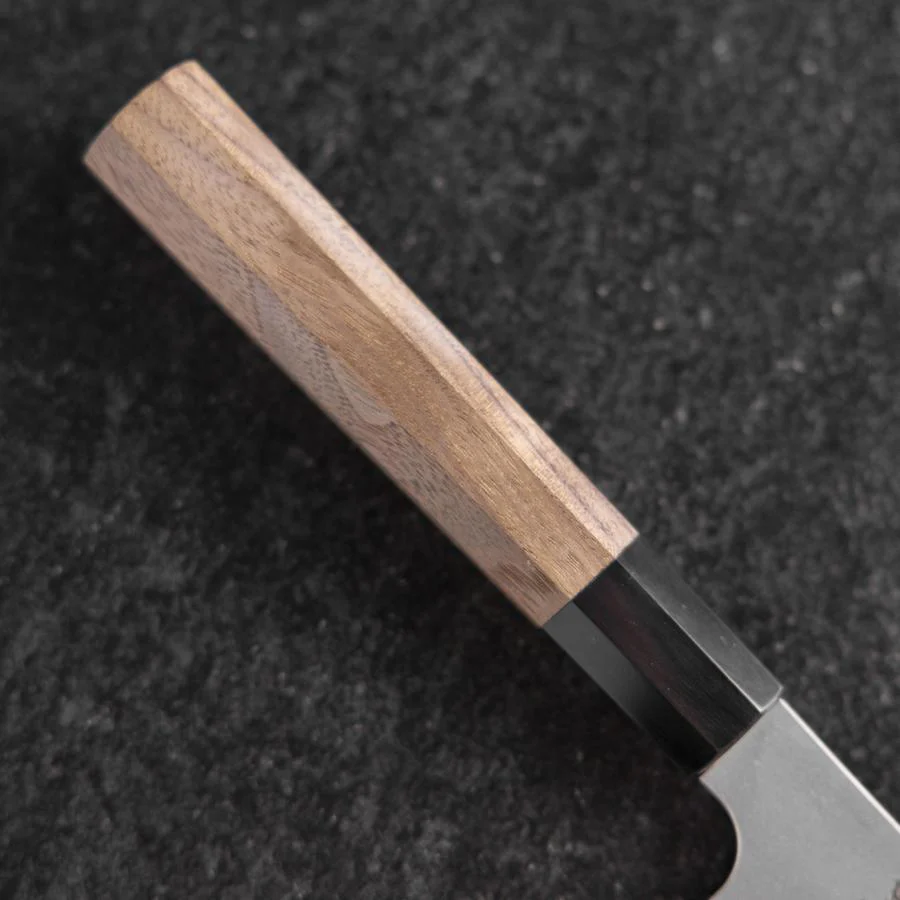 Gyuto Silver Steel #3 Kasumi Büffelhorn und Walnussholz Griff 210mm - Image 6