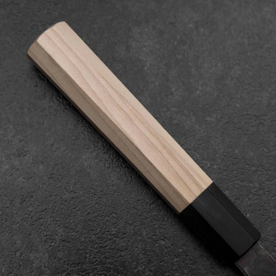Gyuto White Steel #2 Kurouchi Büffelhorn und Magnolienholz Griff 240mm（größere Breite） - Image 6