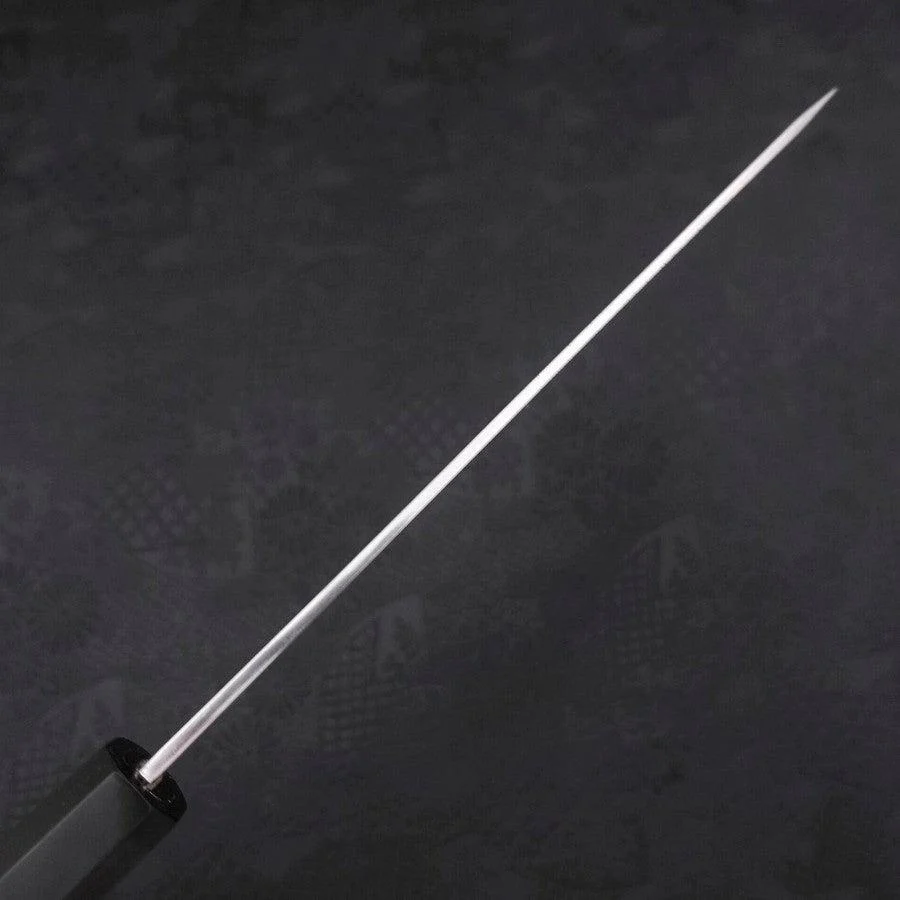 Gyuto White Steel #2 Kurouchi Chokin "Drache" Büffelhorn und Ebenholz Griff 210mm - Image 7