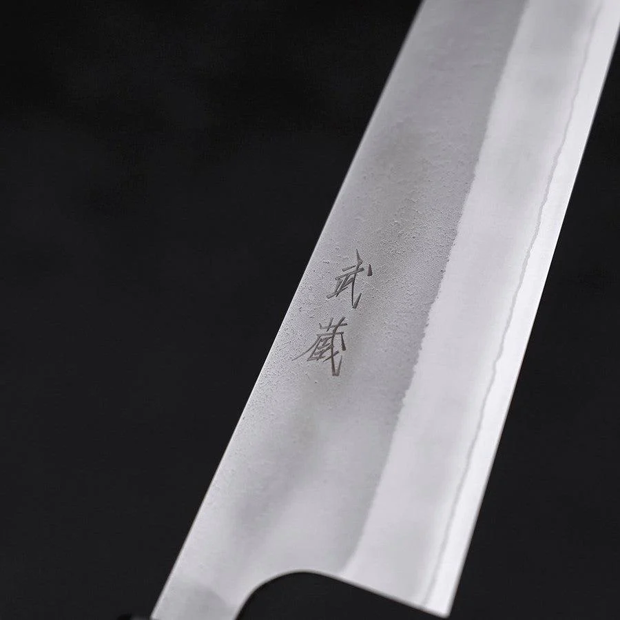 Gyuto White Steel #2 Nashiji Ebenholz Griff 240mm - Image 3