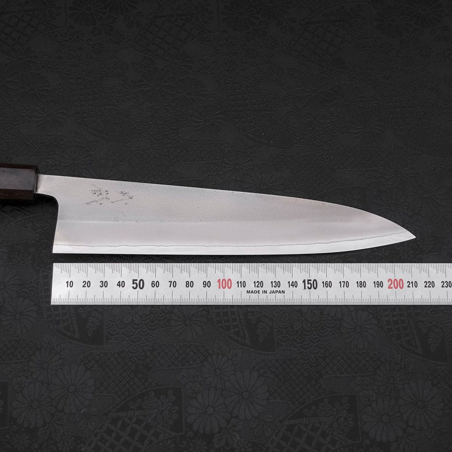 Gyuto White Steel #2 Nashiji Ebenholz Griff 210mm - Image 7