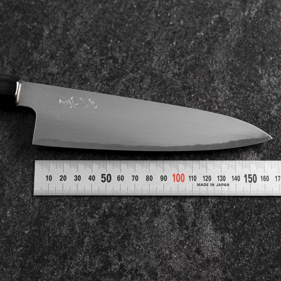 Gyuto White Steel #2 Poliert Büffelhorn und Magnolienholz Griff 165mm - Image 7