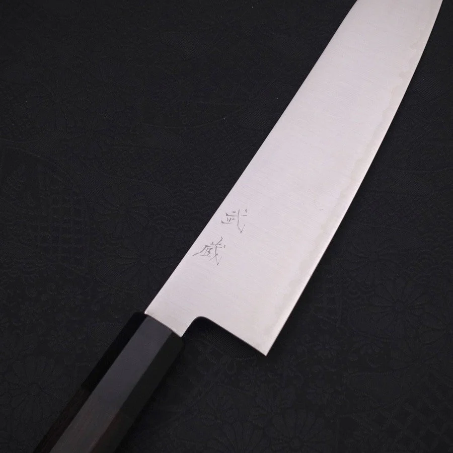 Gyuto ZDP-189 Poliert Büffelhorn und Ebenholz Griff 210mm - Image 3