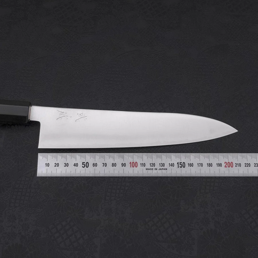 Gyuto ZDP-189 Poliert Büffelhorn und Kastanienholz Griff 210mm - Image 7