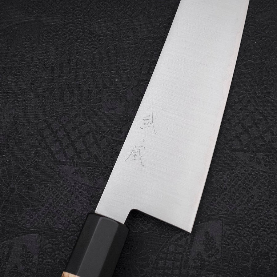 Gyuto ZDP-189 Poliert Büffelhorn und Kastanieholz Griff 240mm - Image 3