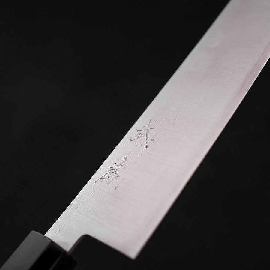 Gyuto ZDP-189 Poliert Büffelhorn und Teakholz Griff 210mm - Image 3