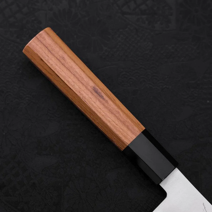 Gyuto ZDP-189 Poliert Büffelhorn und Teakholz Griff 210mm - Image 6