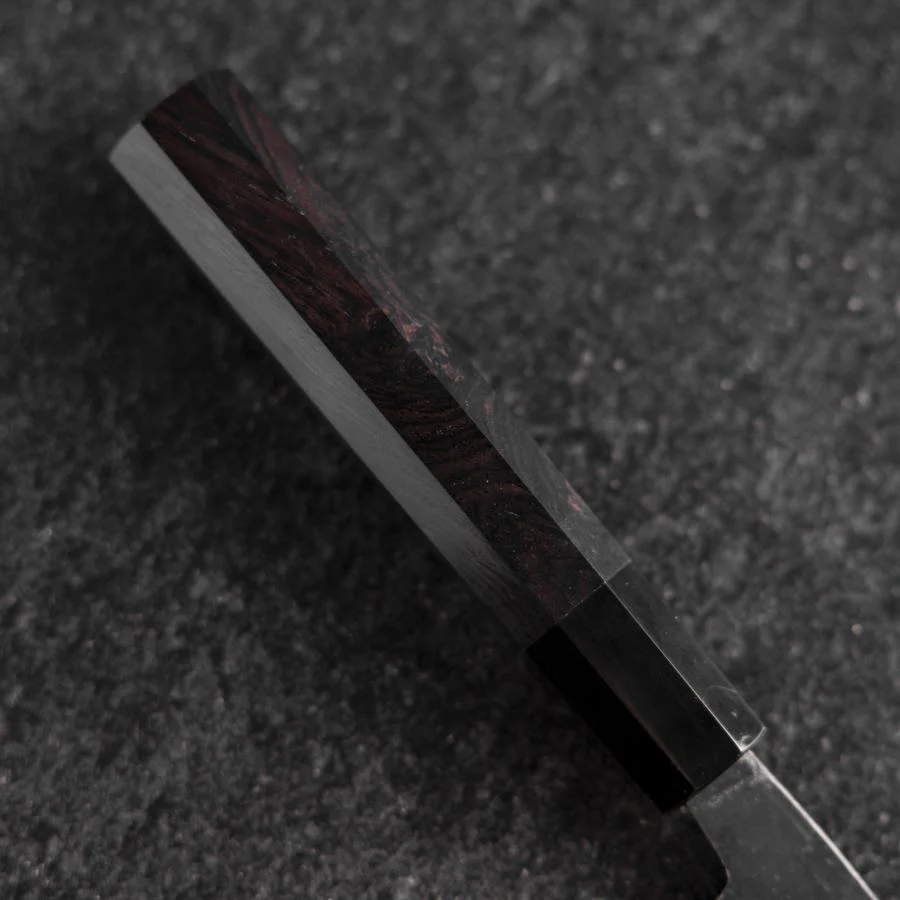 Hakata Blue Steel #2 Kurouchi Büffelhorn und Ebenholz Griff 180mm - Image 6