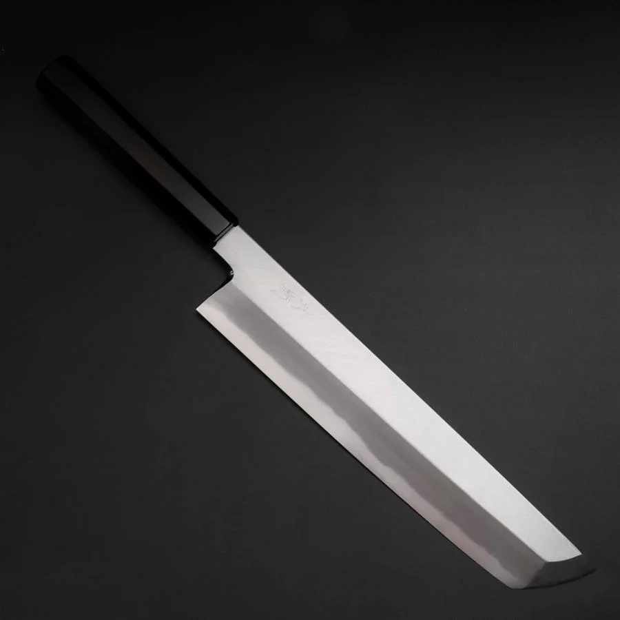 Hamokiri(Honekiri) White Steel #2 Kasumi Büffelhorn und Ebenholz Griff 300mm