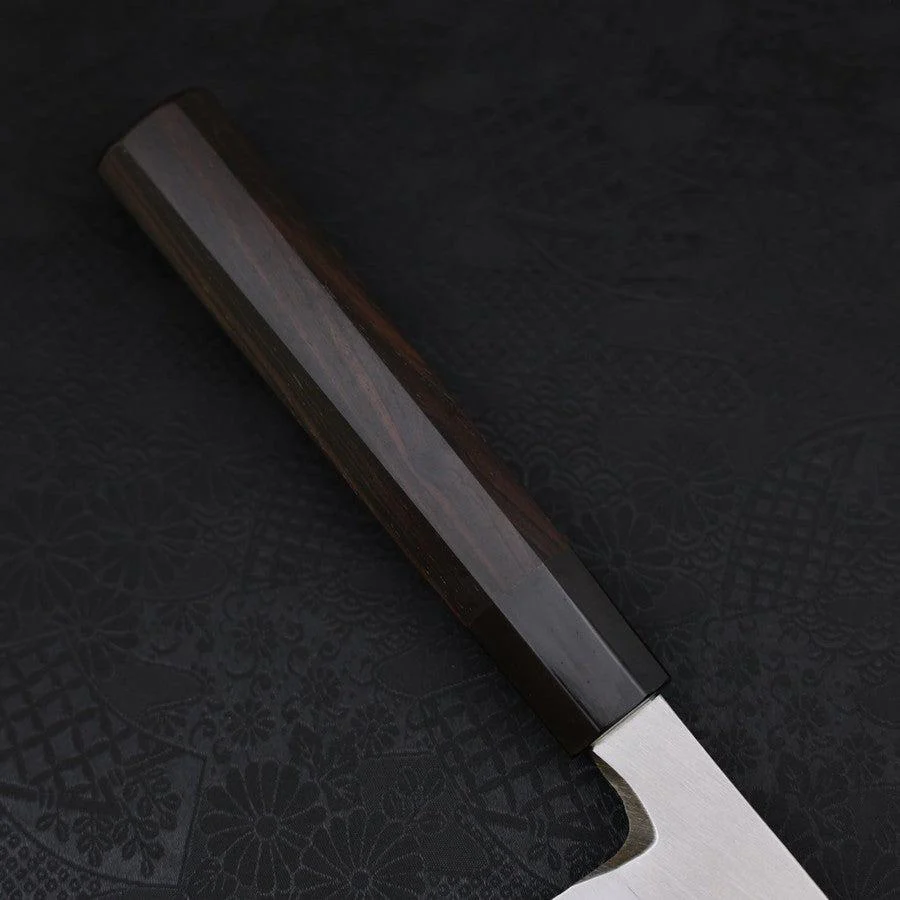 Hamokiri(Honekiri) White Steel #2 Kasumi Büffelhorn und Ebenholz Griff 300mm - Image 6