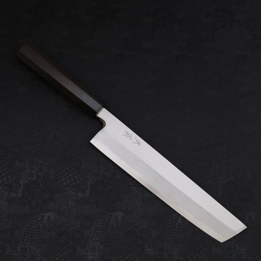 Hamokiri(Honekiri) White Steel #2 Kasumi Büffelhorn und Ebenholz Griff 270mm