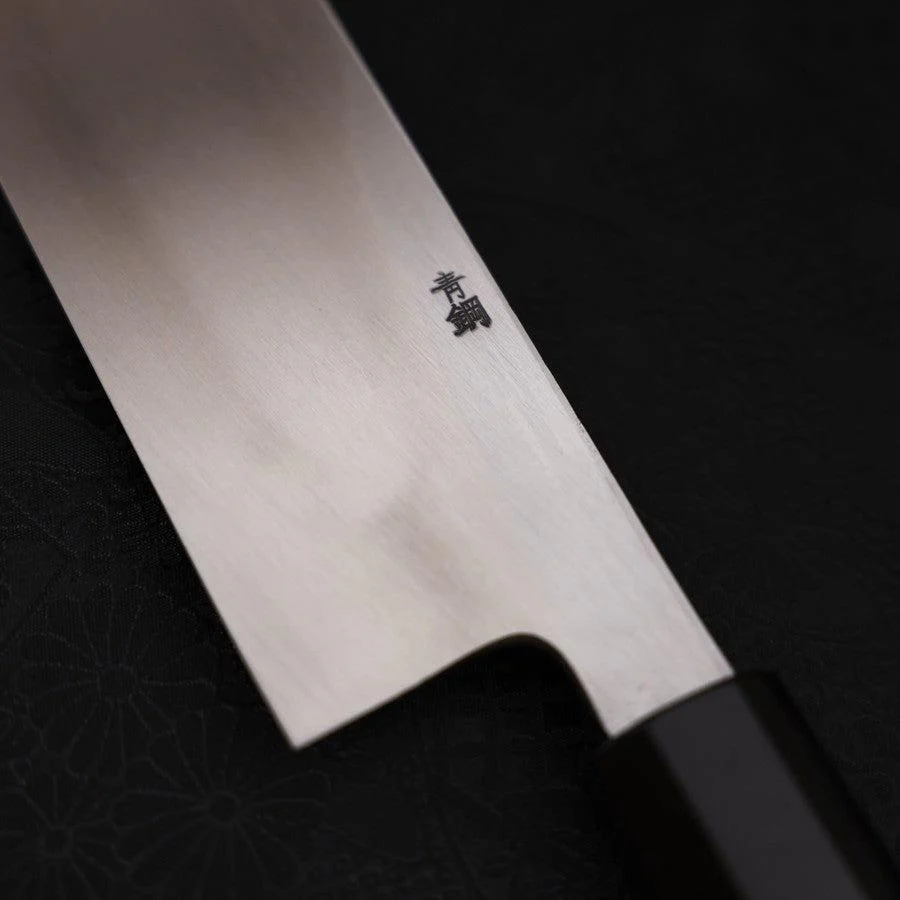 Hamokiri(Honekiri) White Steel #2 Kasumi Büffelhorn und Ebenholz Griff 270mm - Image 3