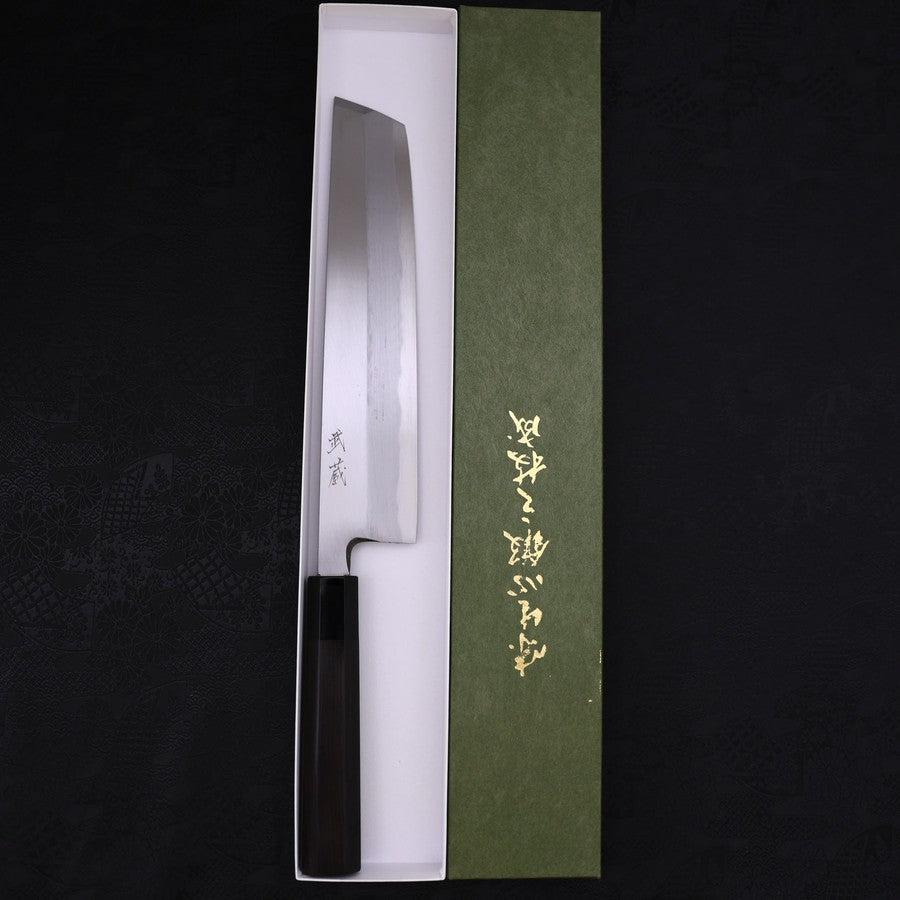 Hamokiri(Honekiri) White Steel #2 Kasumi Büffelhorn und Ebenholz Griff 270mm - Image 8