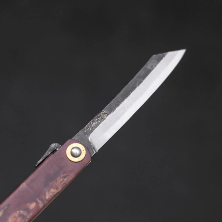Higonokami Blue Steel #2 Birke 100mm - Image 3