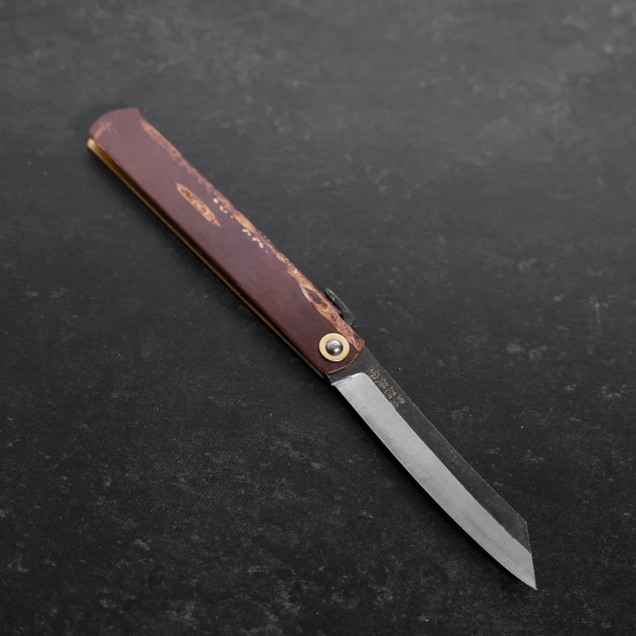 Higonokami Aogami Birkenholz 120mm