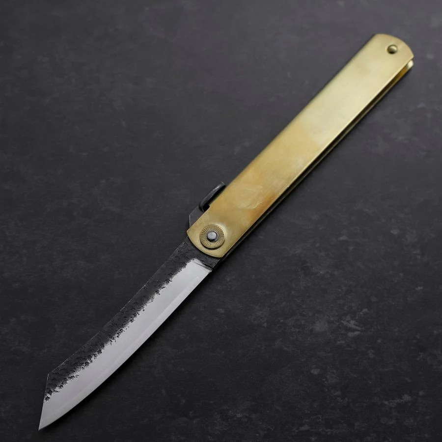 Higonokami Aogami Blech Kurouchi Tsuchime 90mm - Image 2