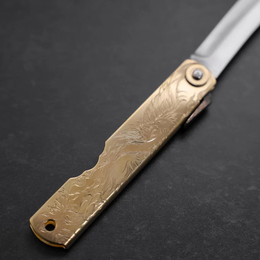 Higonokami Aogami Chokin Suzaku 100mm - Image 3