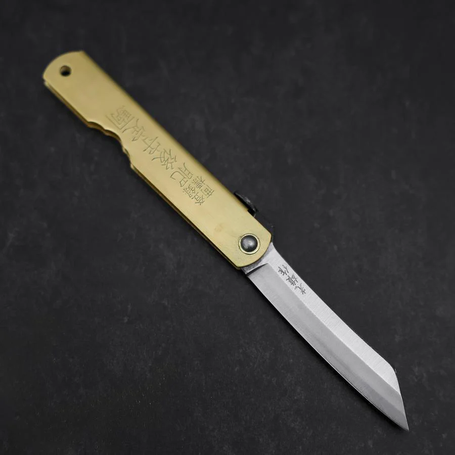 Higonokami Aogami Eto Inoshishi 80mm Messing