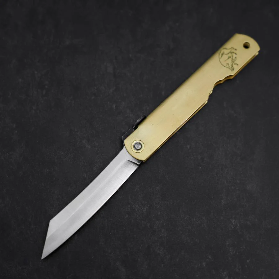Higonokami Aogami Eto Inoshishi 80mm Messing - Image 2