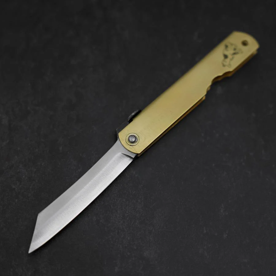 Higonokami Aogami Eto Inu 80mm Messing - Image 2