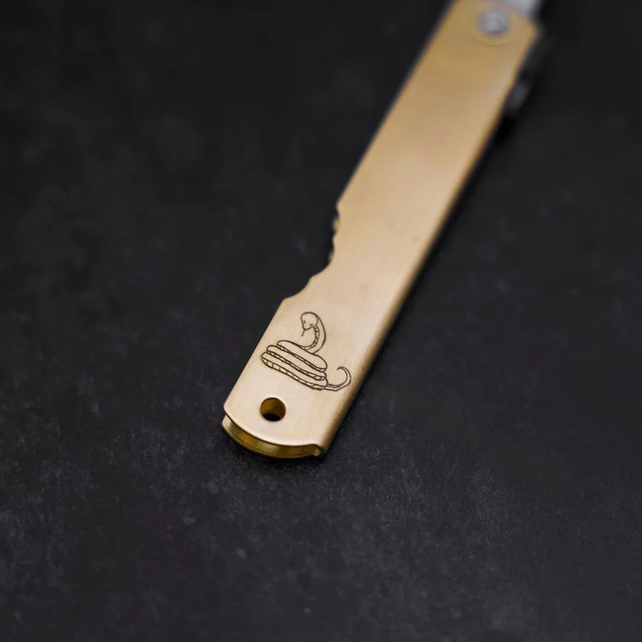 Higonokami Aogami Eto Mi 80mm Messing - Image 4
