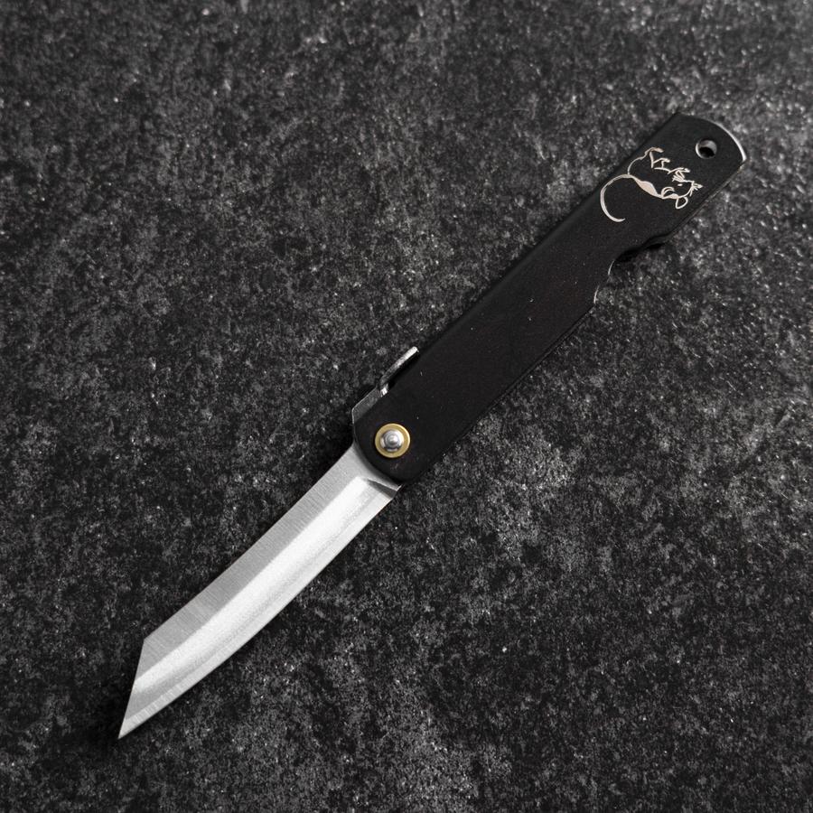 Higonokami Aogami Sternzeichen Ratte 80mm Schwarz - Image 2