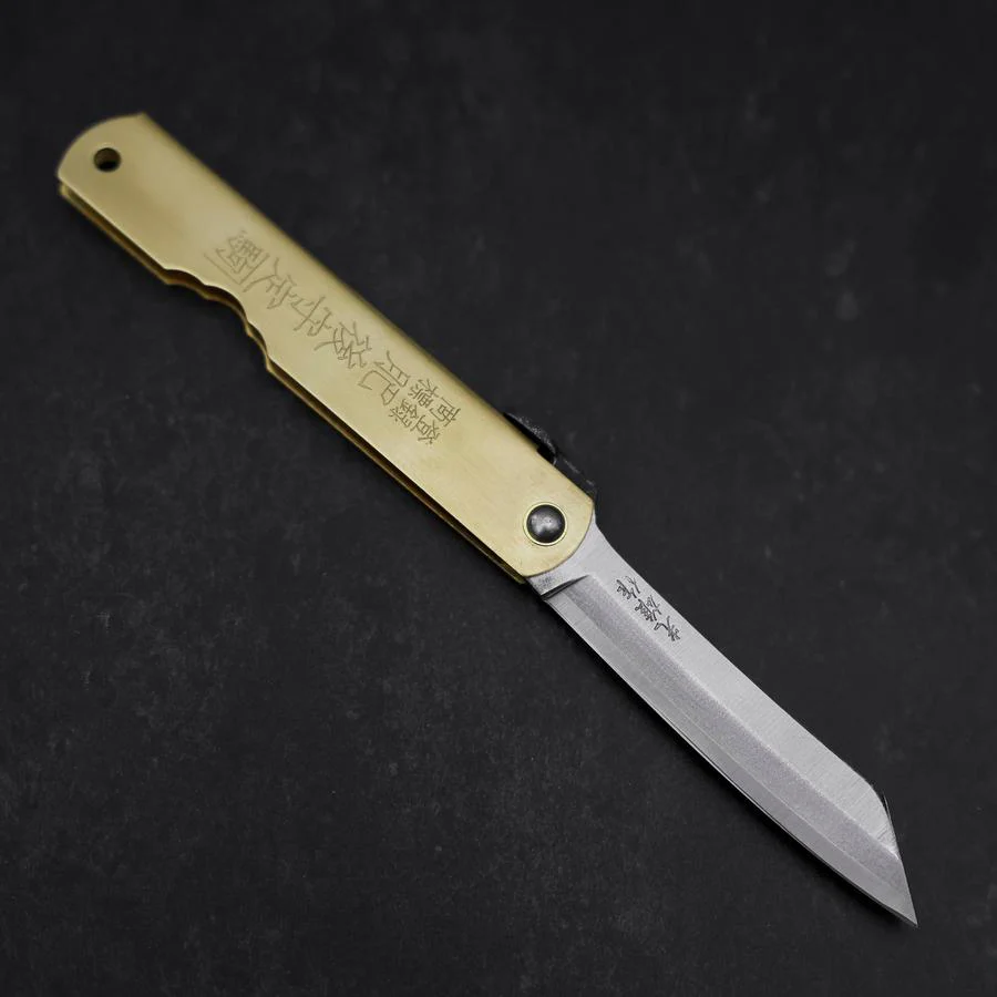 Higonokami Aogami Eto Ne 80mm Messing