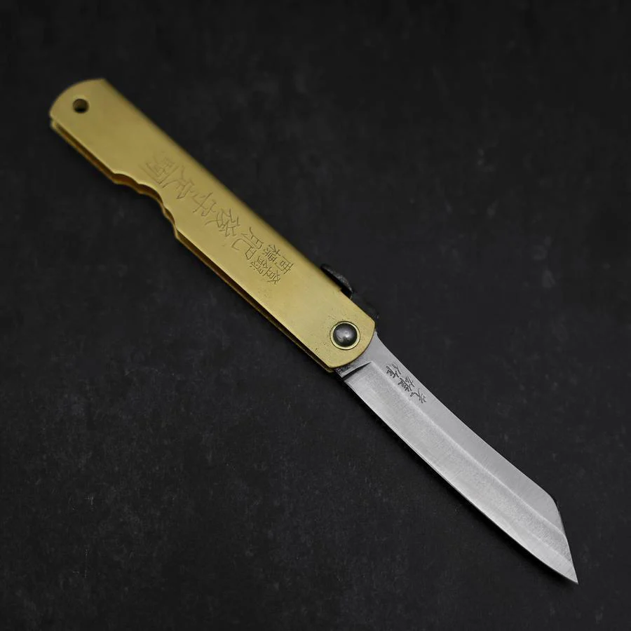 Higonokami Aogami Eto Tora 80mm Messing