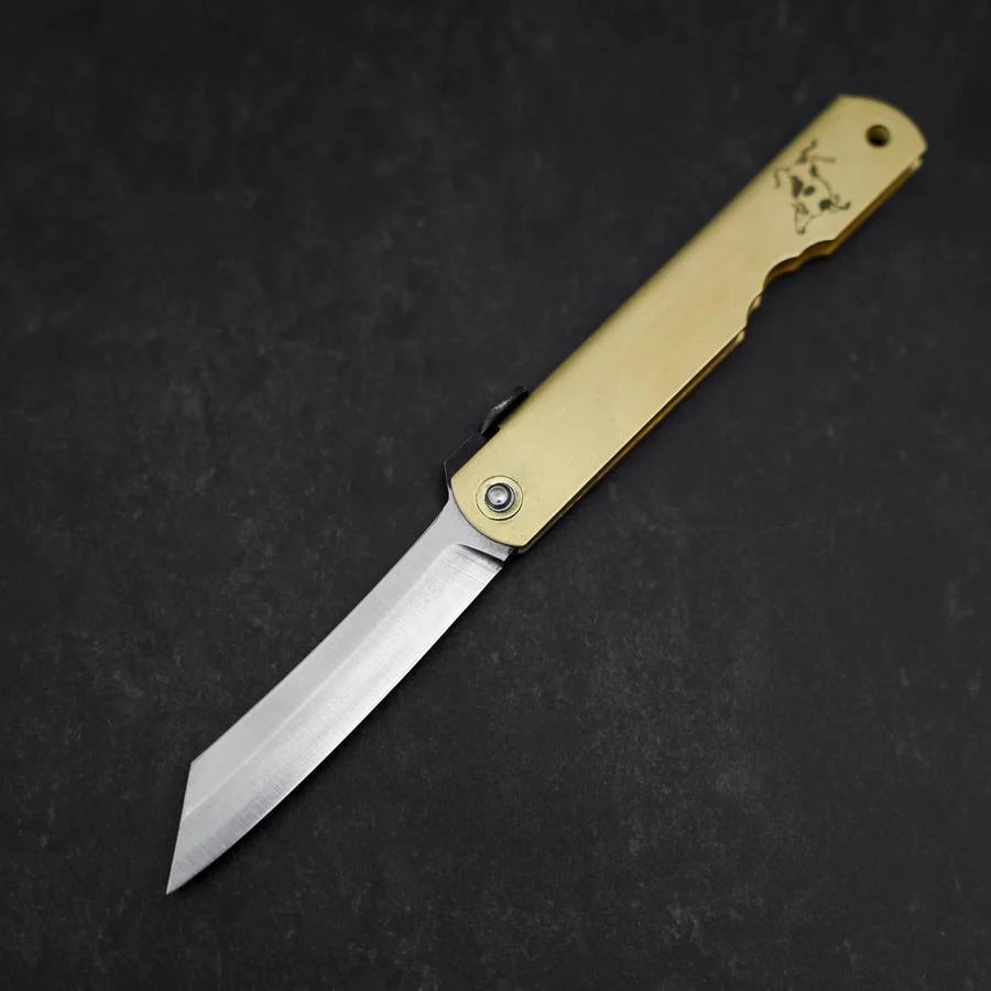 Higonokami Aogami Eto Ushi 80mm Messing - Image 2
